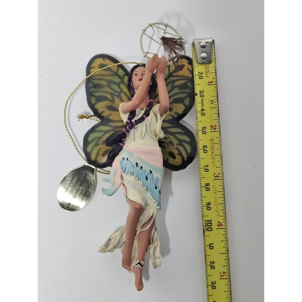 Vtg Ashton Drake Dream Catchers Vigil Spirit of the Butterfly Dance Ornament '03